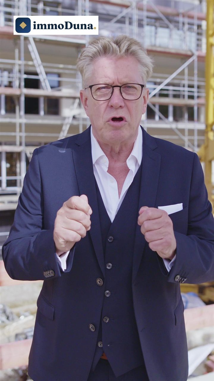 Frank Heineck auf der Baustelle in Magdeburg